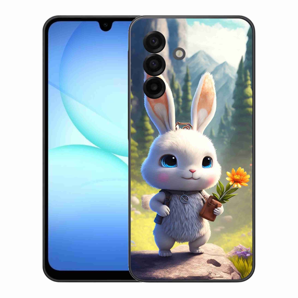 Gél védőhuzat mmCase Samsung Galaxy A17 5G - aranyos nyuszi