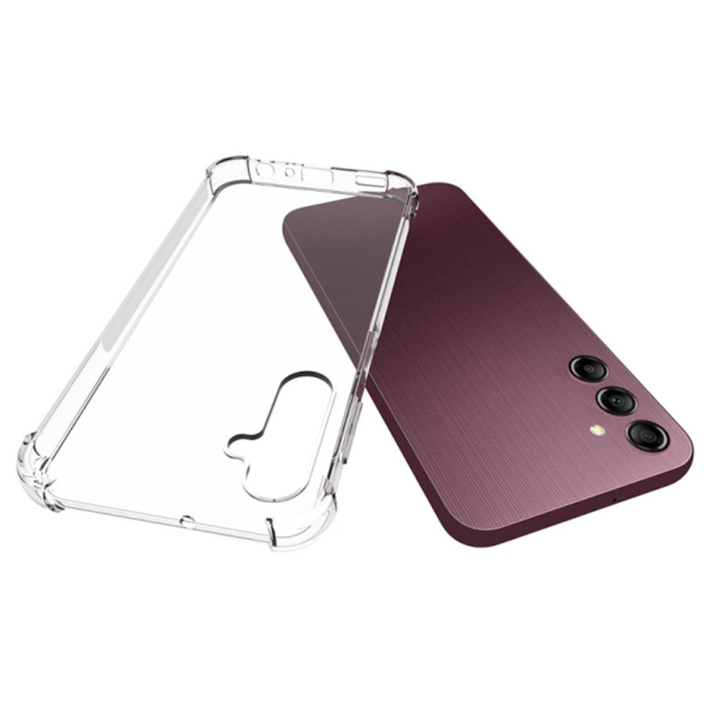 Átlátszó zselés tok megerősített sarkokkal Samsung Galaxy A25 5G készülékhez - átlátszó