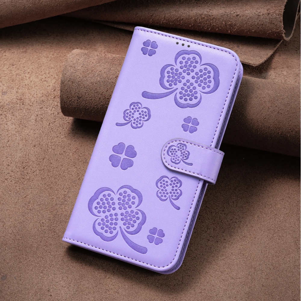 Clover könyvtáska iPhone 17 Air készülékhez - lila