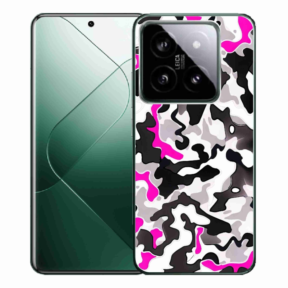 Gél borítás mmCase a Xiaomi 14 Pro számára - terepszínű minta 5