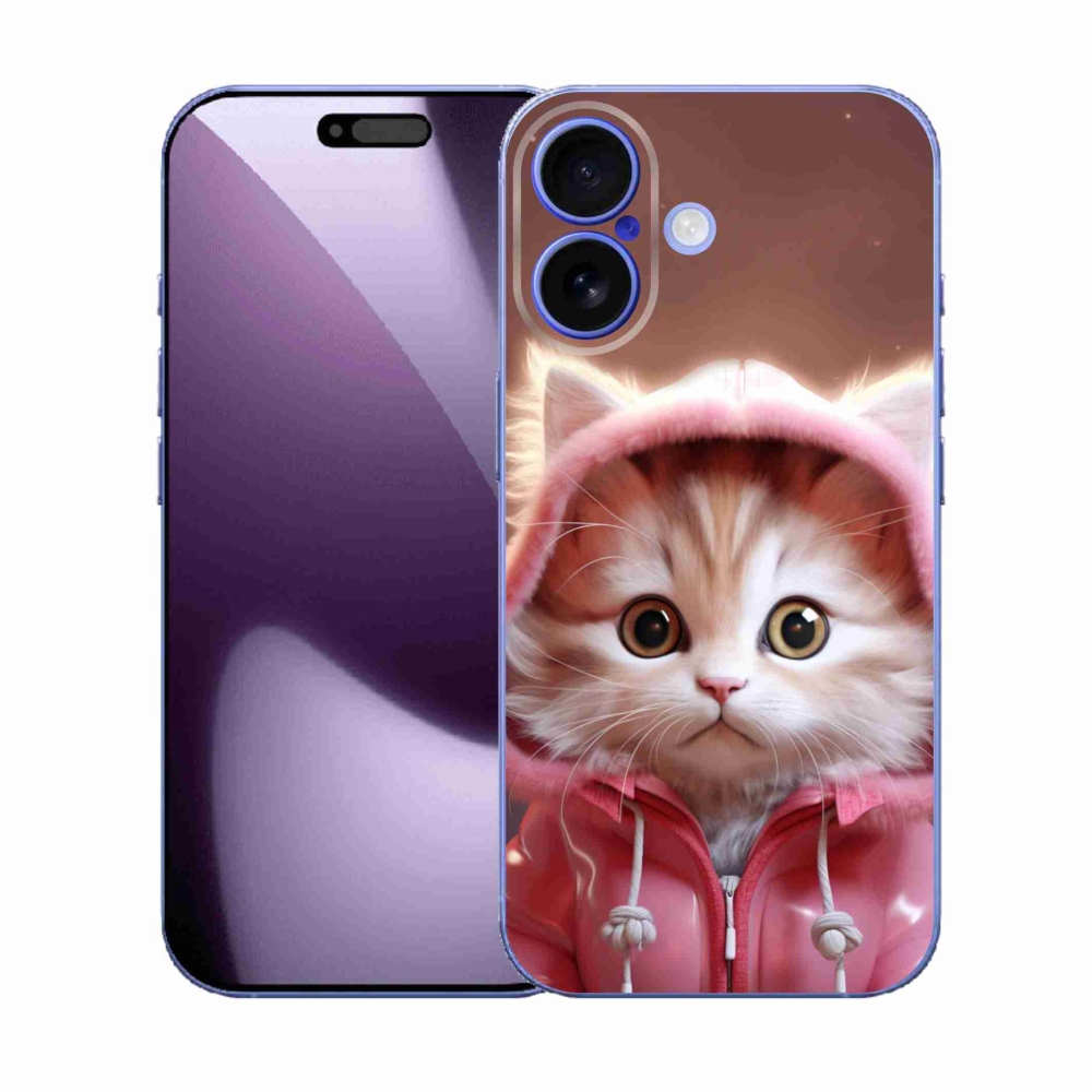 Gél borítás mmCase iPhone 17 készülékhez - aranyos cica 3