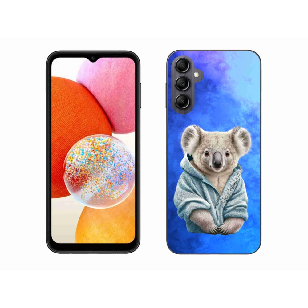 Zselés borítás mmCase Samsung Galaxy A14 4G/5G - koala pulóverben
