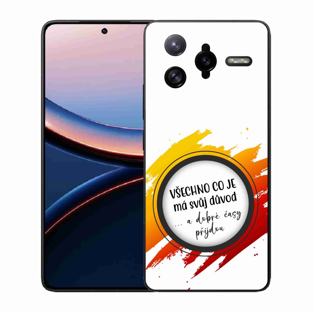 Gél borítás mmCase a Xiaomi Poco F7 Ultra számára - idézet 3 fehér háttér
