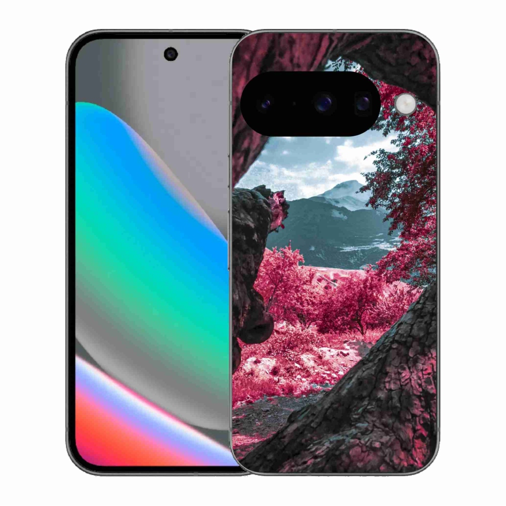 Gél borítás mmCase a Google Pixel 10 számára - hegyi kilátás