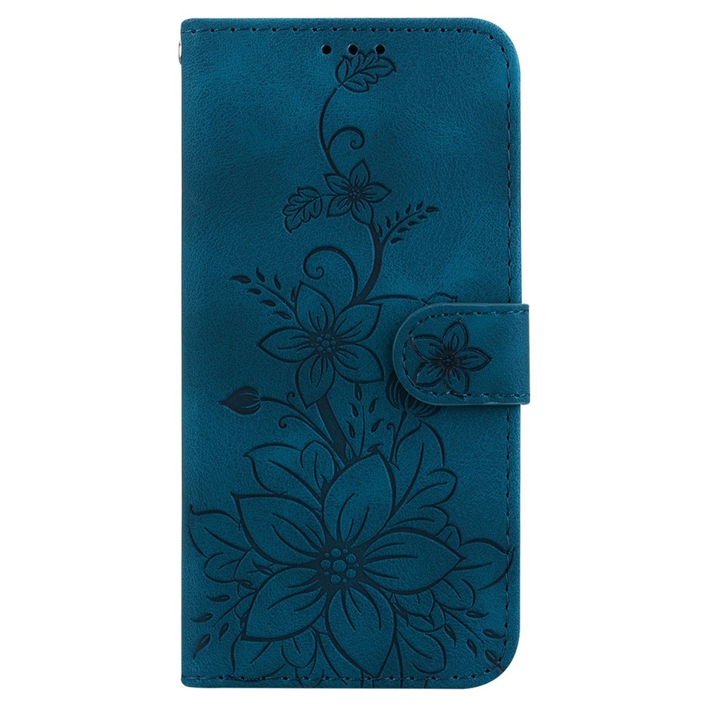 Lily könyv tok Xiaomi Redmi 15C 4G/5G (173mm) - sötétkék