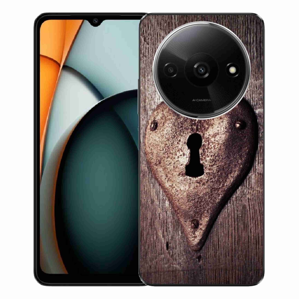 Gél borítás mmCase a Xiaomi Redmi A3-hoz - szív alakú zár