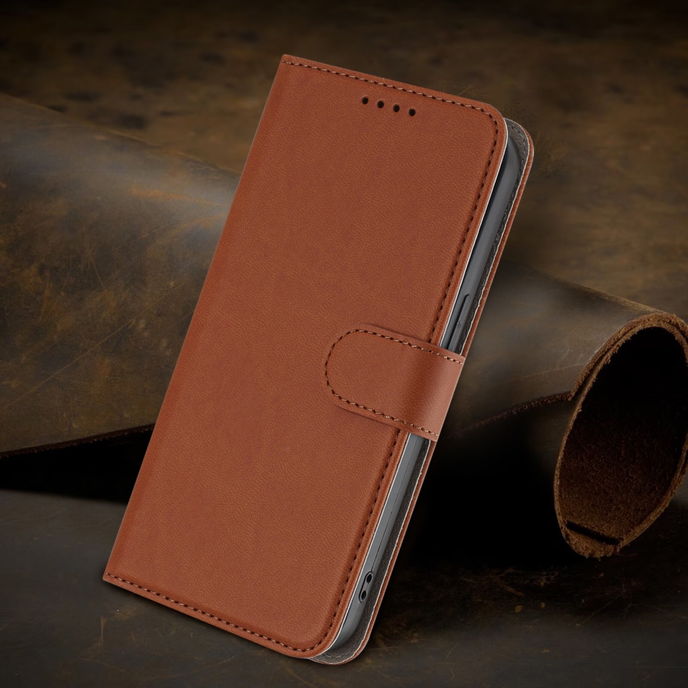 Snap book tok Samsung Galaxy A07 4G készülékhez - barna