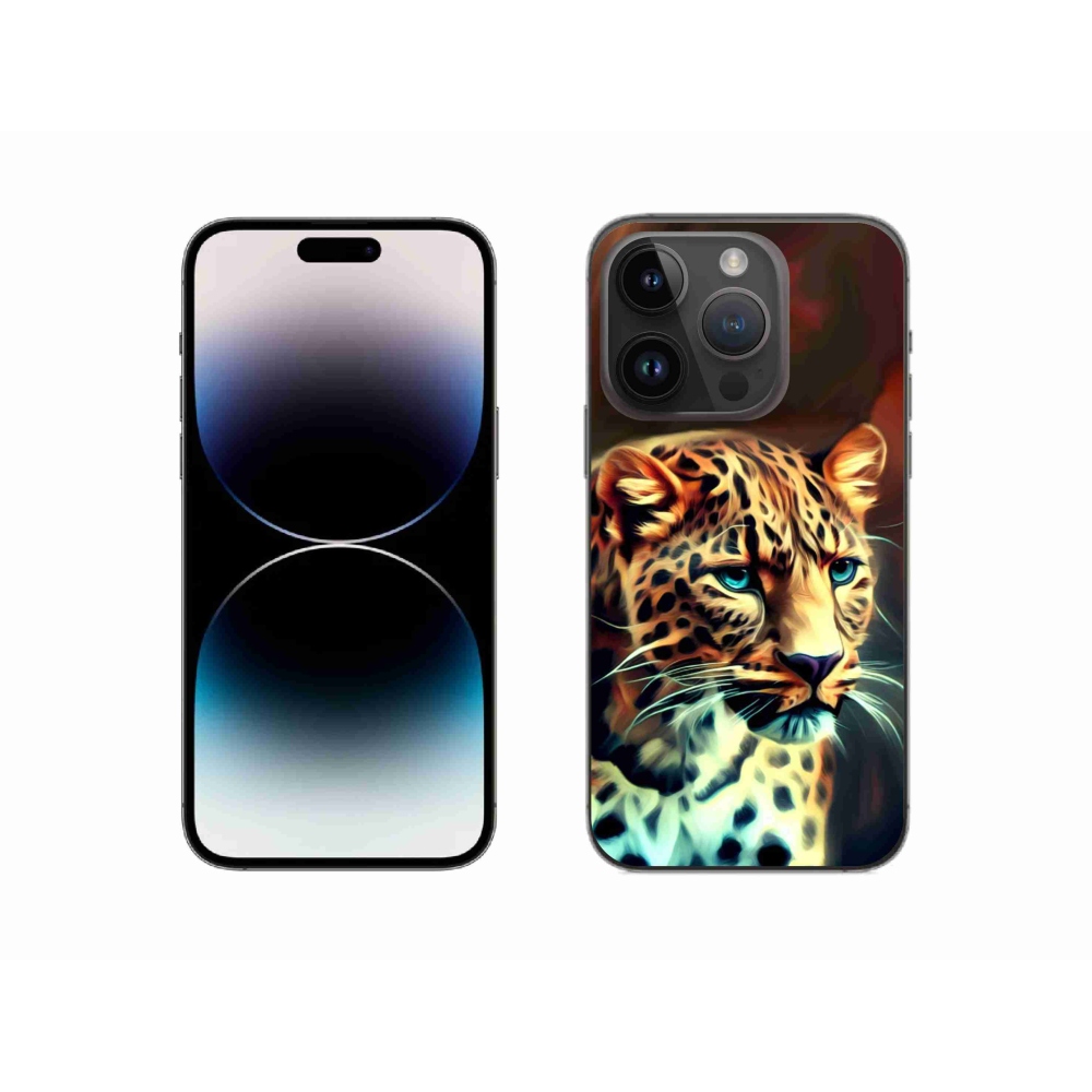 Zselés borítás mmCase iPhone 14 Pro készülékhez - leopárd