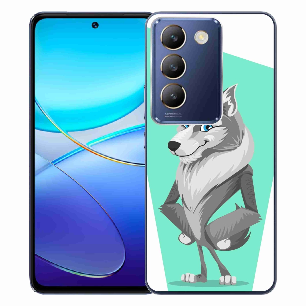 Gél borítás mmCase a Vivo V40 SE 4G/5G készülékhez - rajzfilm farkas