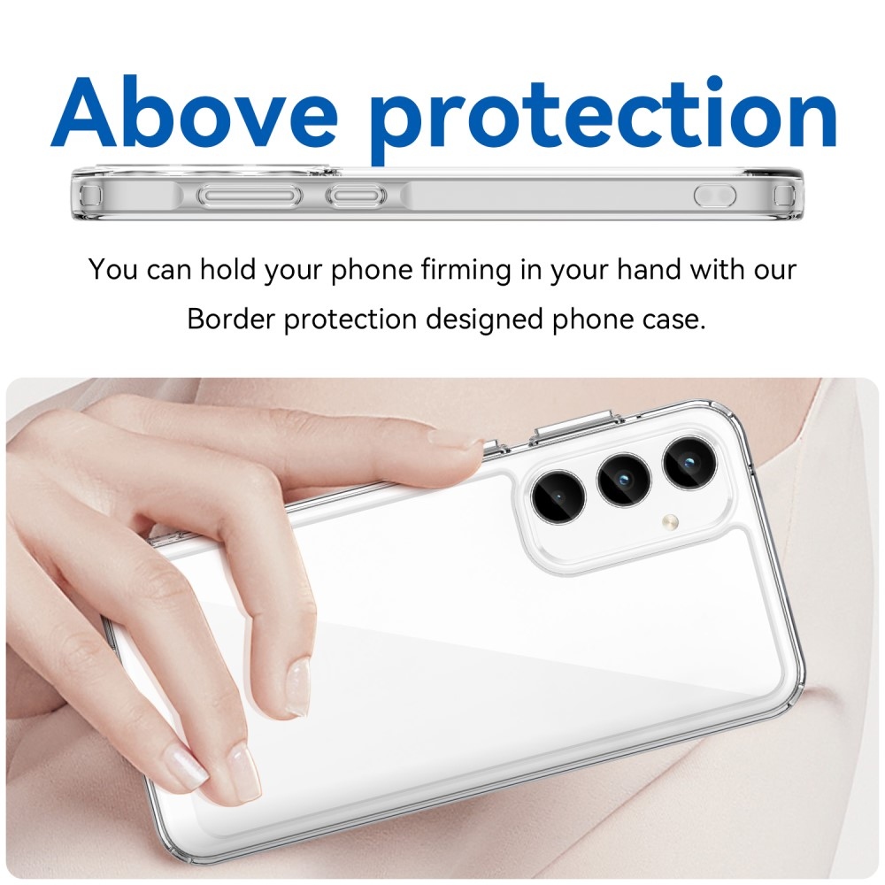 Gél tok rögzített hátlappal Samsung Galaxy A35 5G - átlátszó