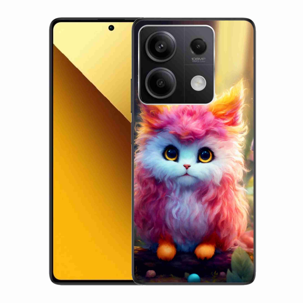 Gél borító mmCase a Xiaomi Redmi Note 13 5G számára - aranyos cica 5