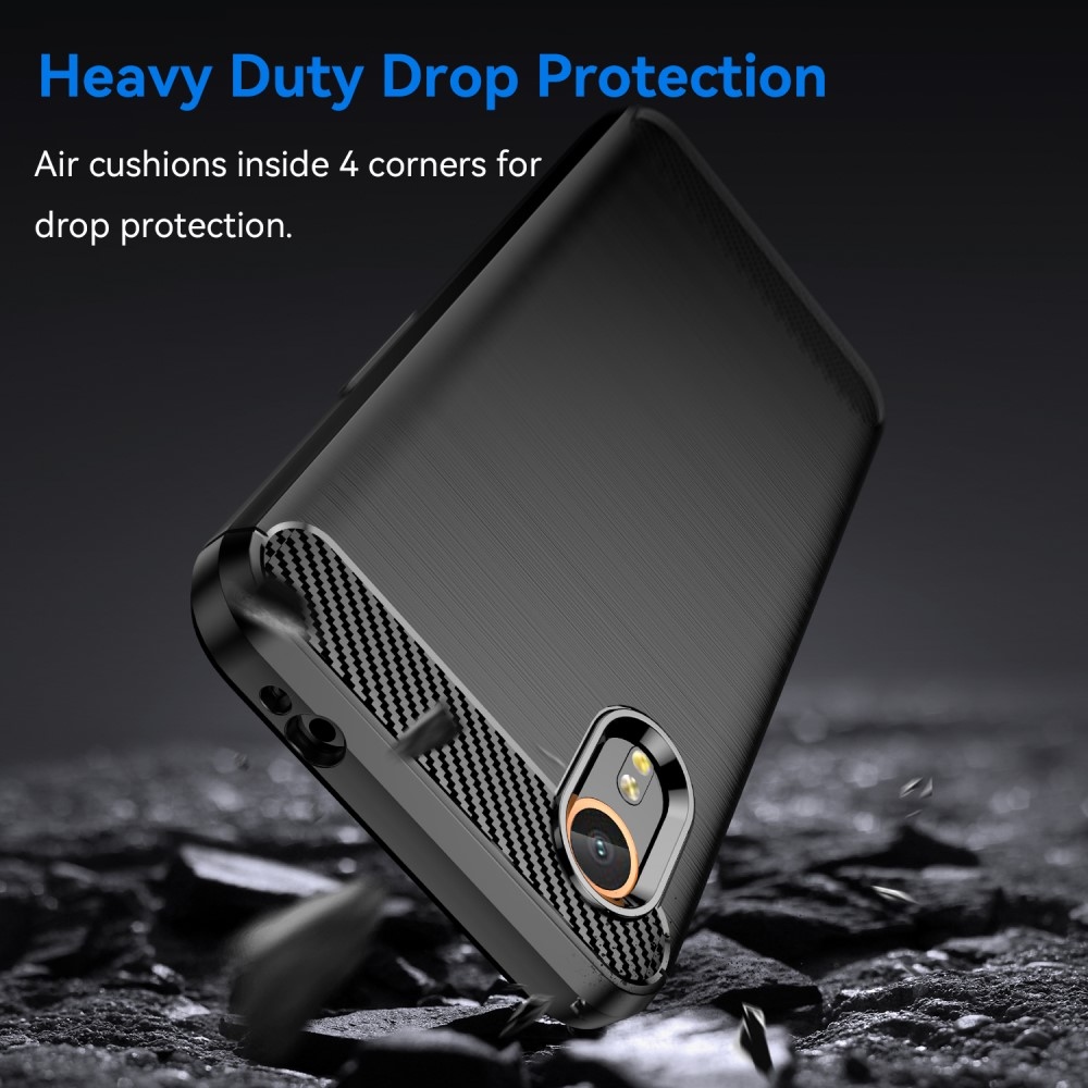 Szénálló zselés tok Samsung Galaxy Xcover 7 készülékhez - fekete