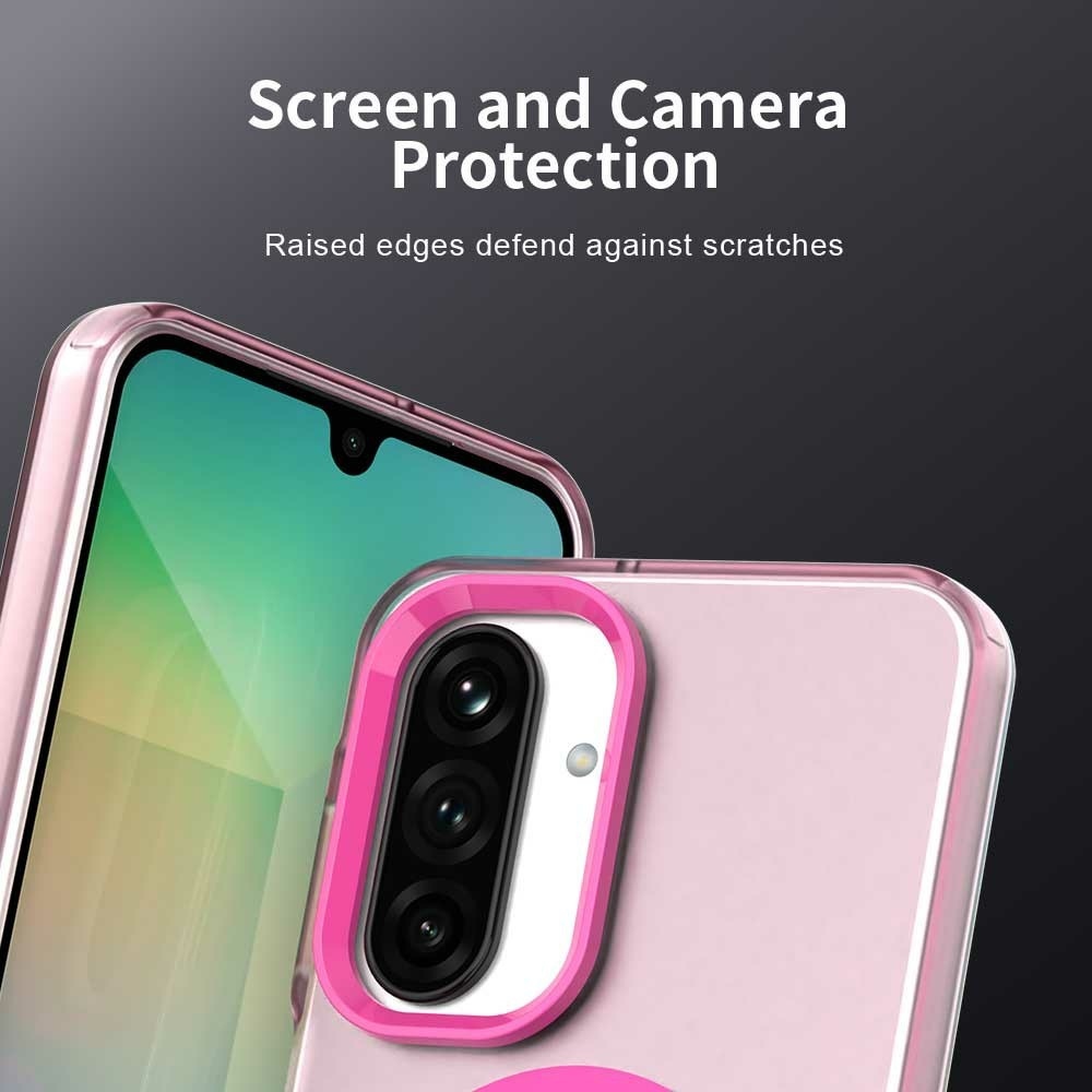 Candy zselés tok MagSafe-val a Samsung Galaxy A17 5G készülékre - rózsaszín