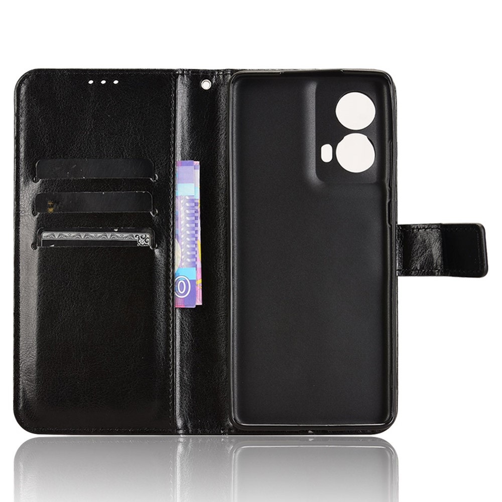 Őrült könyv tok a Motorola Moto G85 5G-hez - fekete
