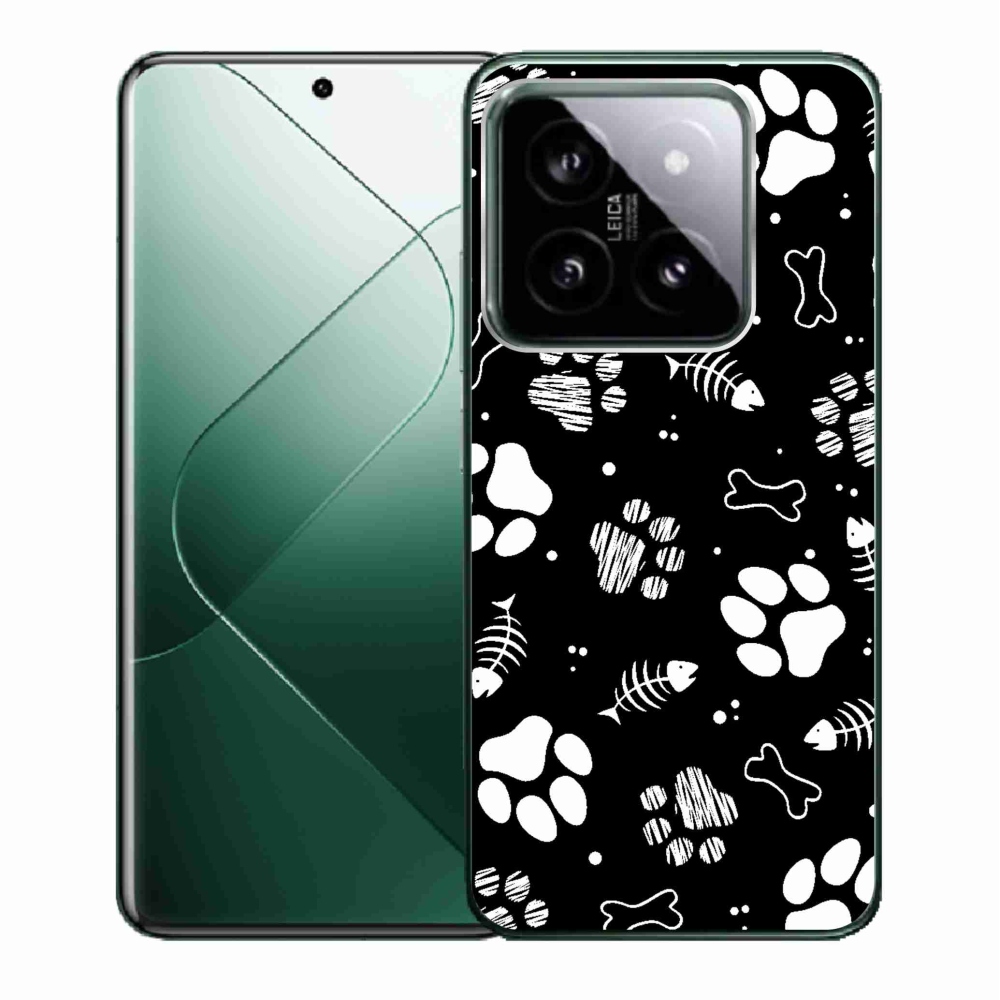 Gél borítás mmCase a Xiaomi 14-hez - kutyamancsok