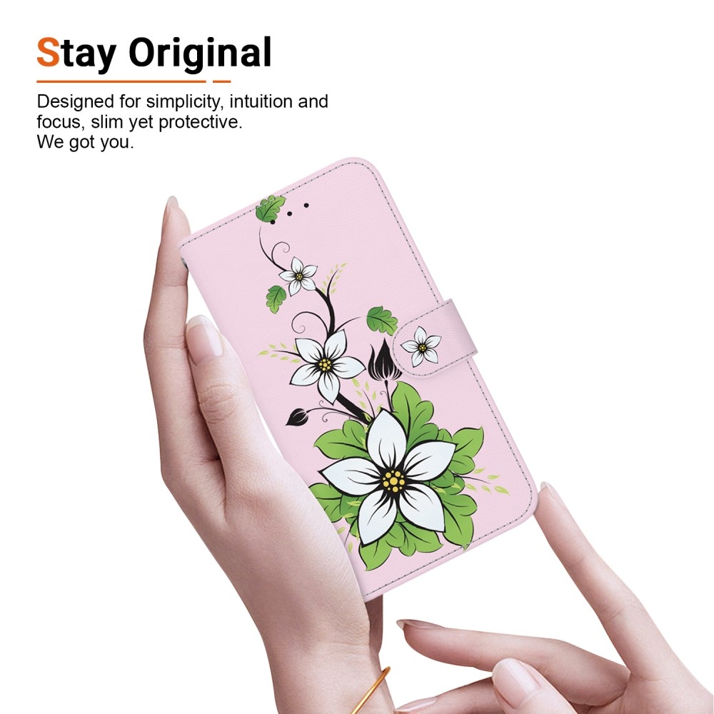 Printern könyv tok Xiaomi Redmi Note 14 5G-hez - lily