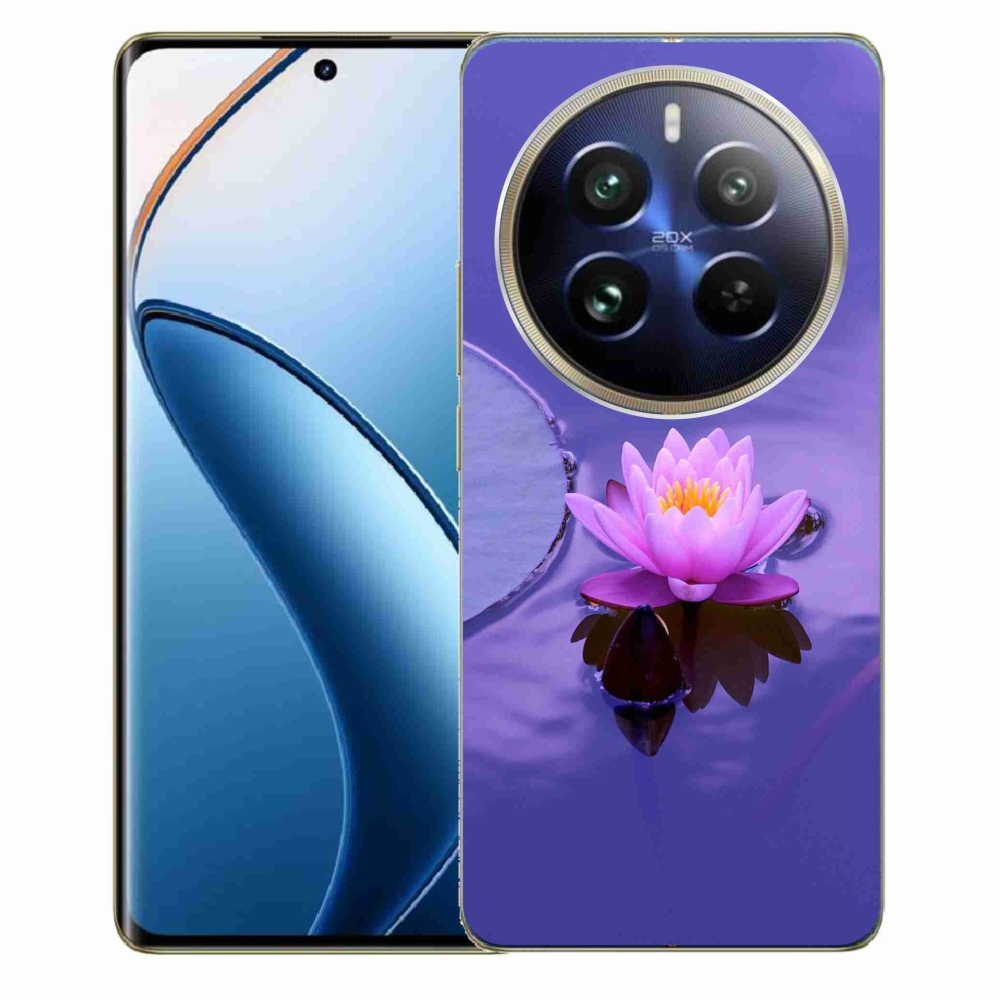 Gél tok mmCase a Realme 12 Pro 5G/12 Pro+ 5G számára - virág a felületen