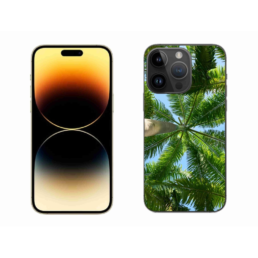 Gél borítás mmCase iPhone 14 Pro Max készülékhez - pálmafa