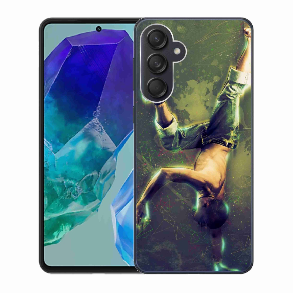 Gél borítás mmCase Samsung Galaxy M55 5G - breakdance