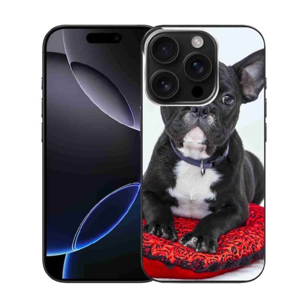 Gél tok mmCase iPhone 16 Pro készülékhez - bulldog