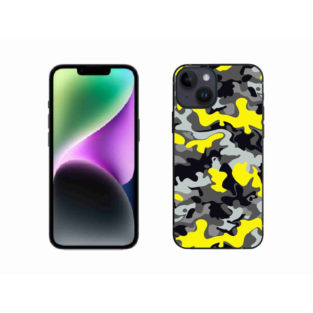 Zselés borítás mmCase iPhone 14 készülékhez - terepszínű minta 6