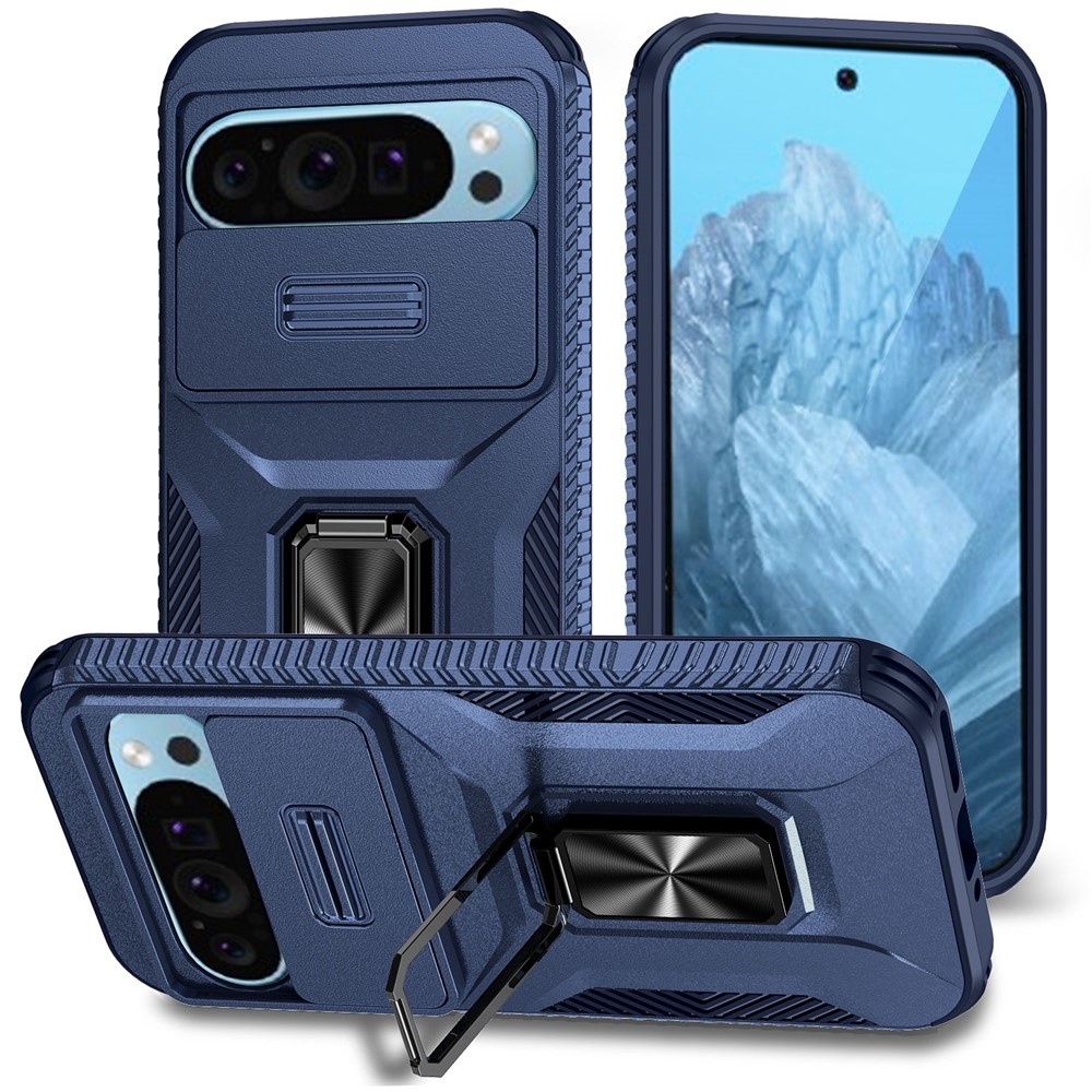 Tartós fedél a Google Pixel 10 Pro/9 Pro/9 készülékhez - kék