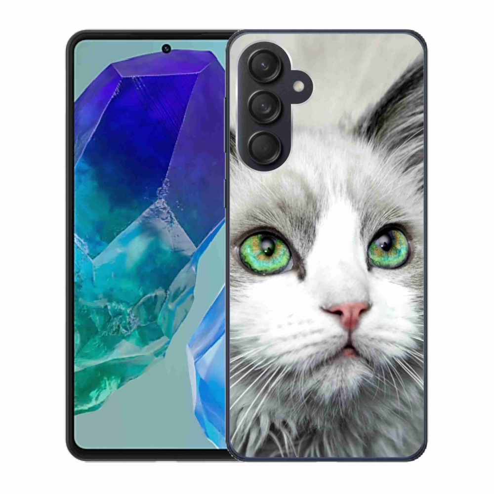 Zselés borítás mmCase Samsung Galaxy M55 5G - macskaszem