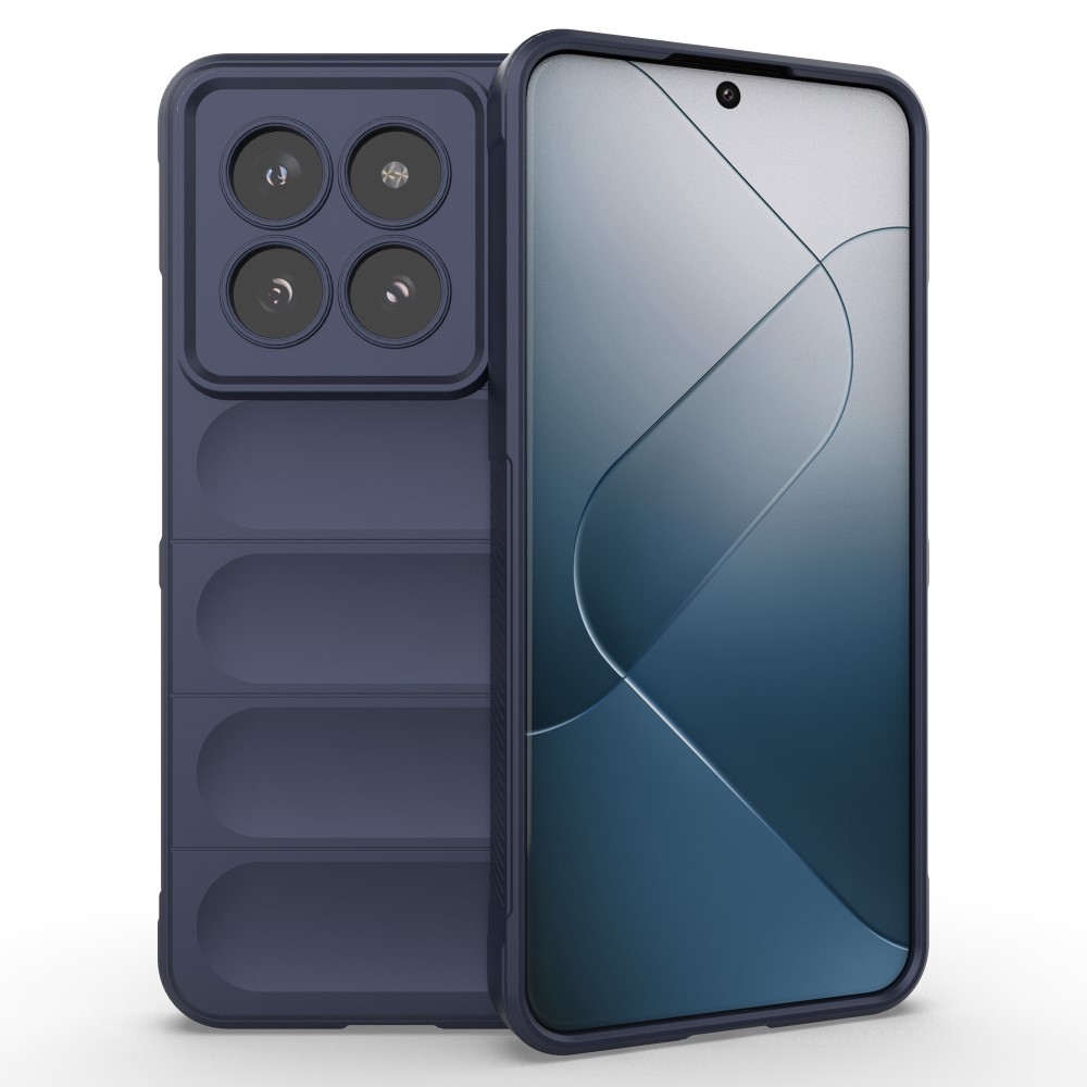 Rugg tartós zselés tok Xiaomi 14 Pro - sötétkék