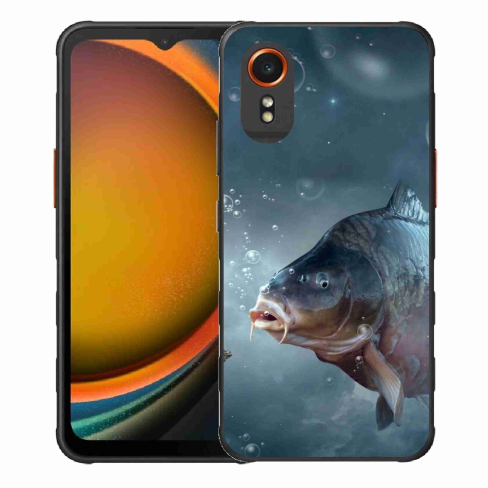 Gél borítás mmCase Samsung Galaxy Xcover 7 - ponty és buborékok