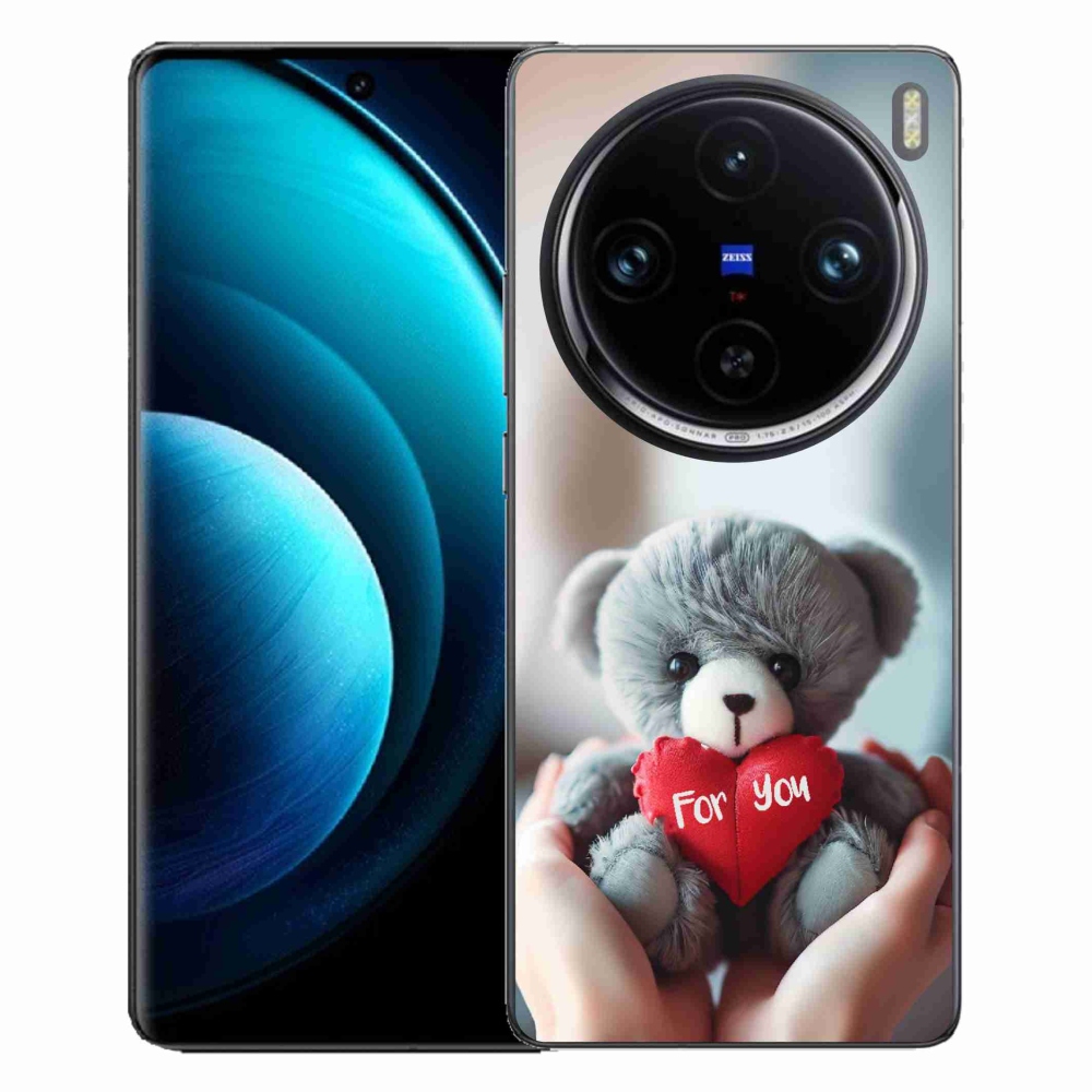 Gél borítás mmCase a Vivo X100 Pro 5G-hez - mackó a szerelmeseknek