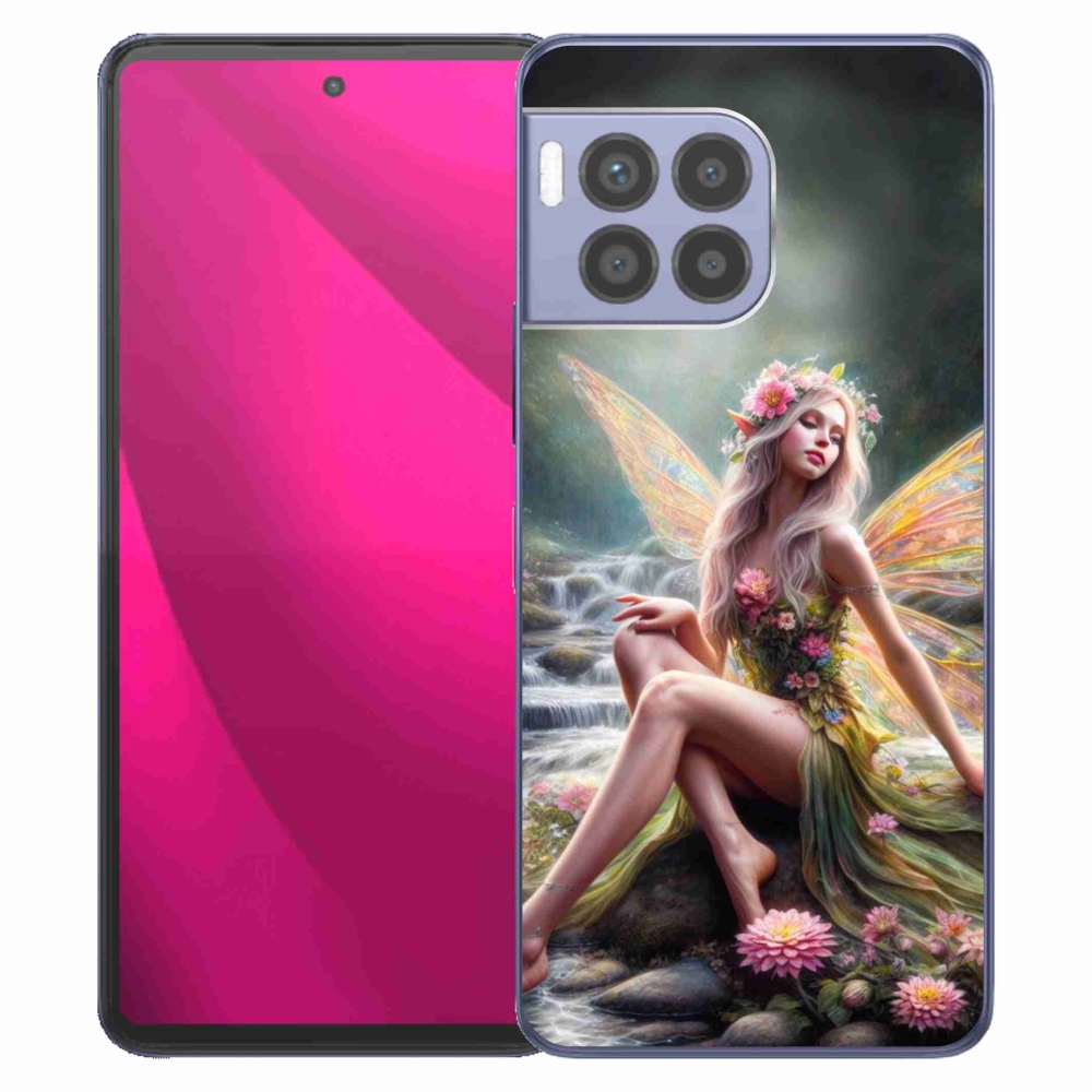 Zselés borítás mmCase a T-Mobile T Phone 2 Pro készülékhez - pillangó nő 1