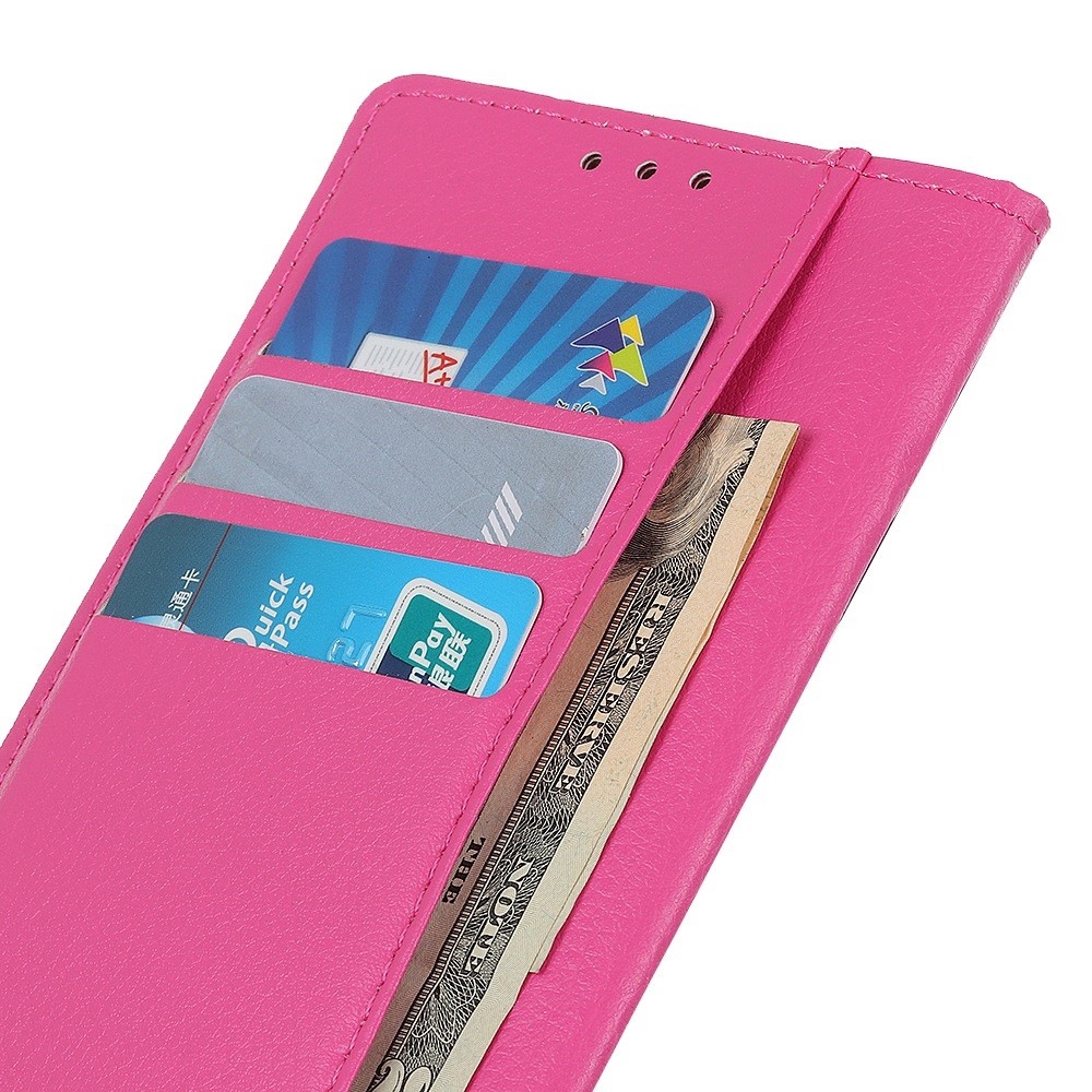 Litchie könyv tok a Huawei Nova 11i készülékhez - rózsaszínű