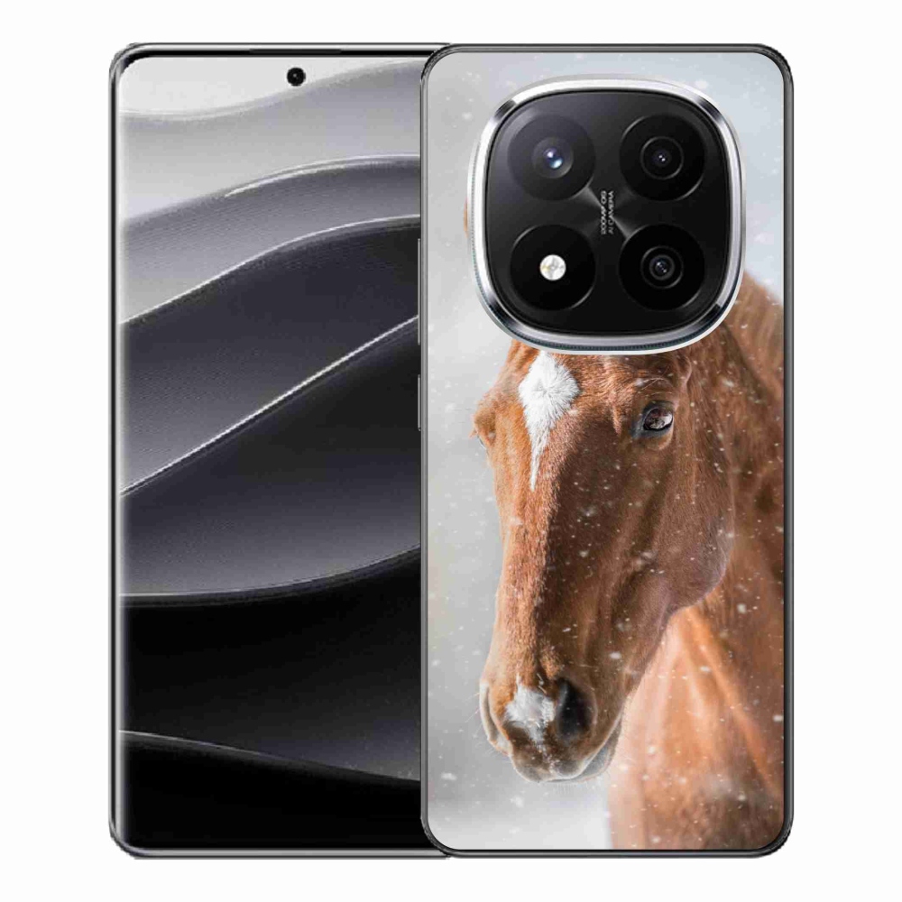 Zselés borítás mmCase a Xiaomi Redmi Note 14 Pro+ 5G - barna ló 2
