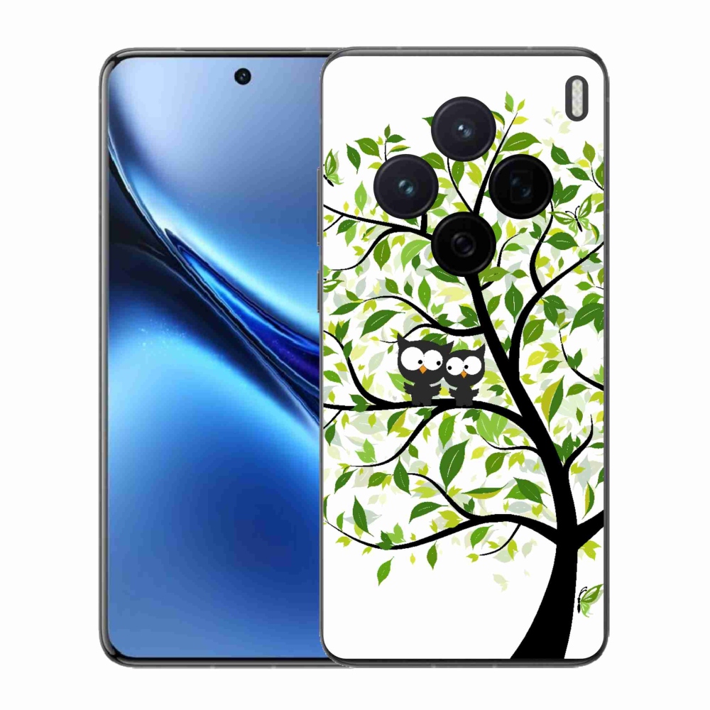 Zselés borítás mmCase a Vivo X200 5G-hez - baglyok a fán