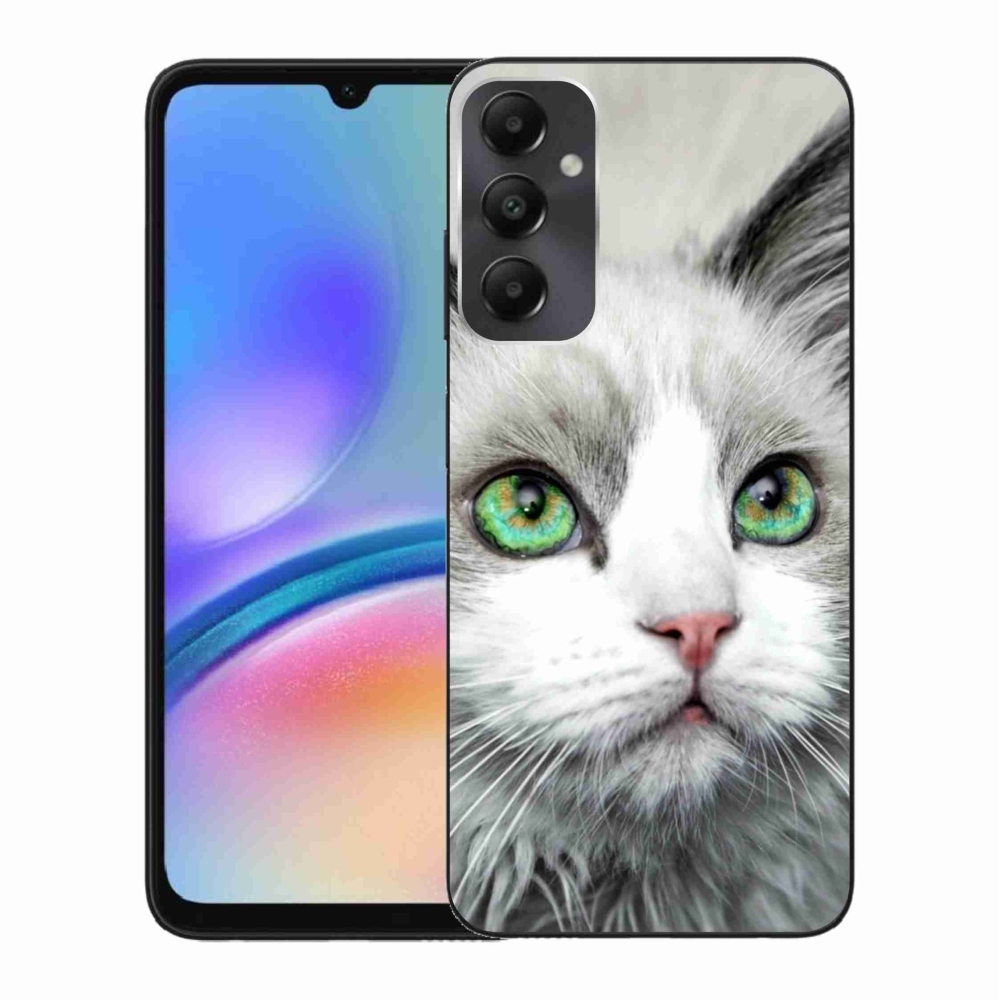 Zselés borítás mmCase Samsung Galaxy A05s készülékhez - macska nézet