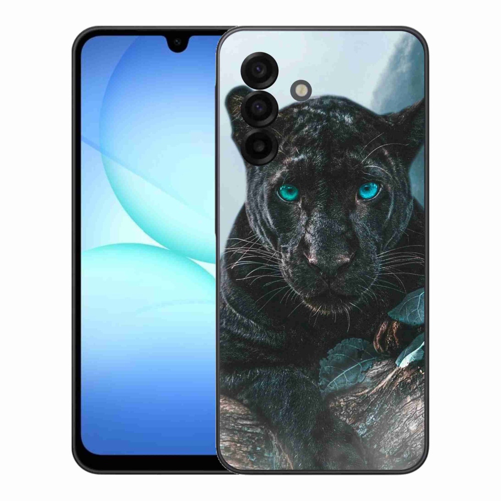 Zselés borítás mmCase Samsung Galaxy A17 4G/5G - fekete párduc