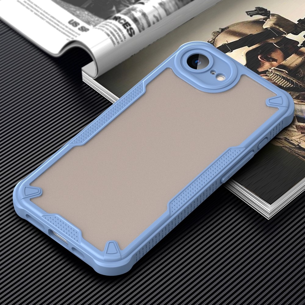 Fagyasztott tartós borítás iPhone 16e készülékhez - kék