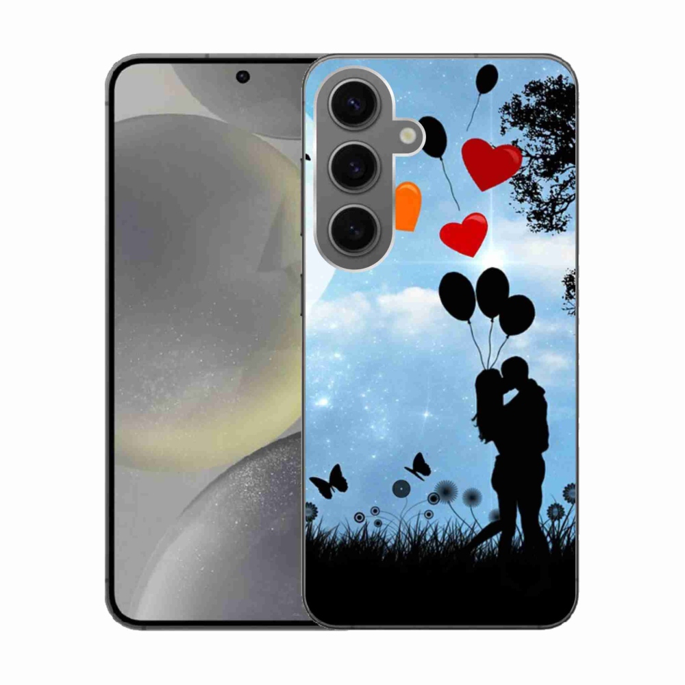 Gél tok mmCase Samsung Galaxy S24 készülékhez - szerelmes pár