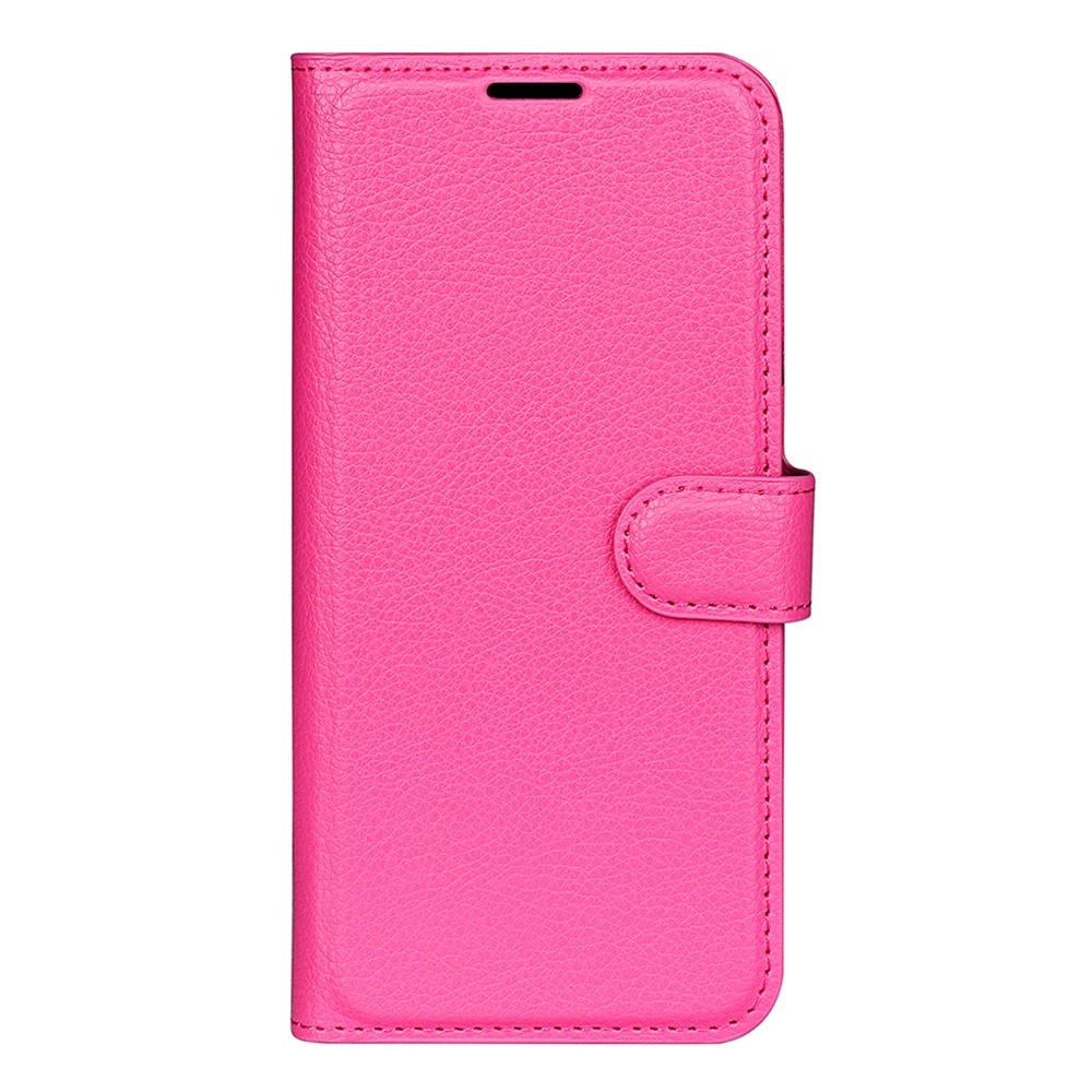 Litchi könyv tok a Xiaomi Redmi Note 14S-hez - rózsaszínű