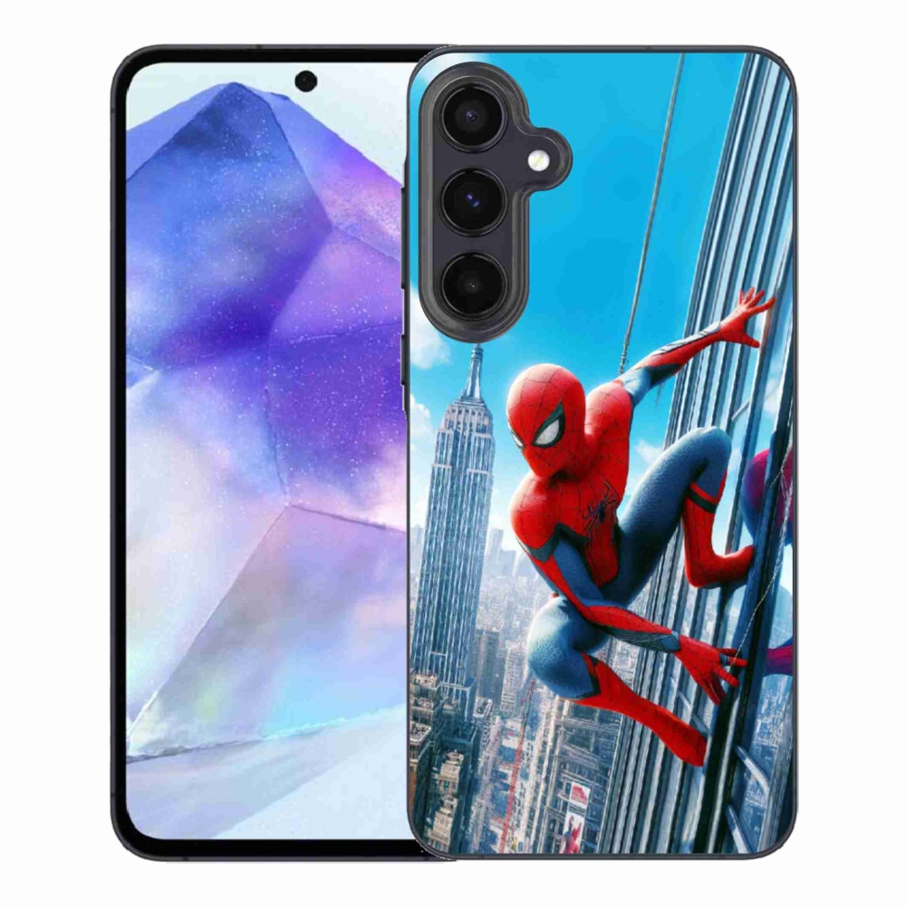 Gél borítás mmCase Samsung Galaxy A55 5G - pókemberhez
