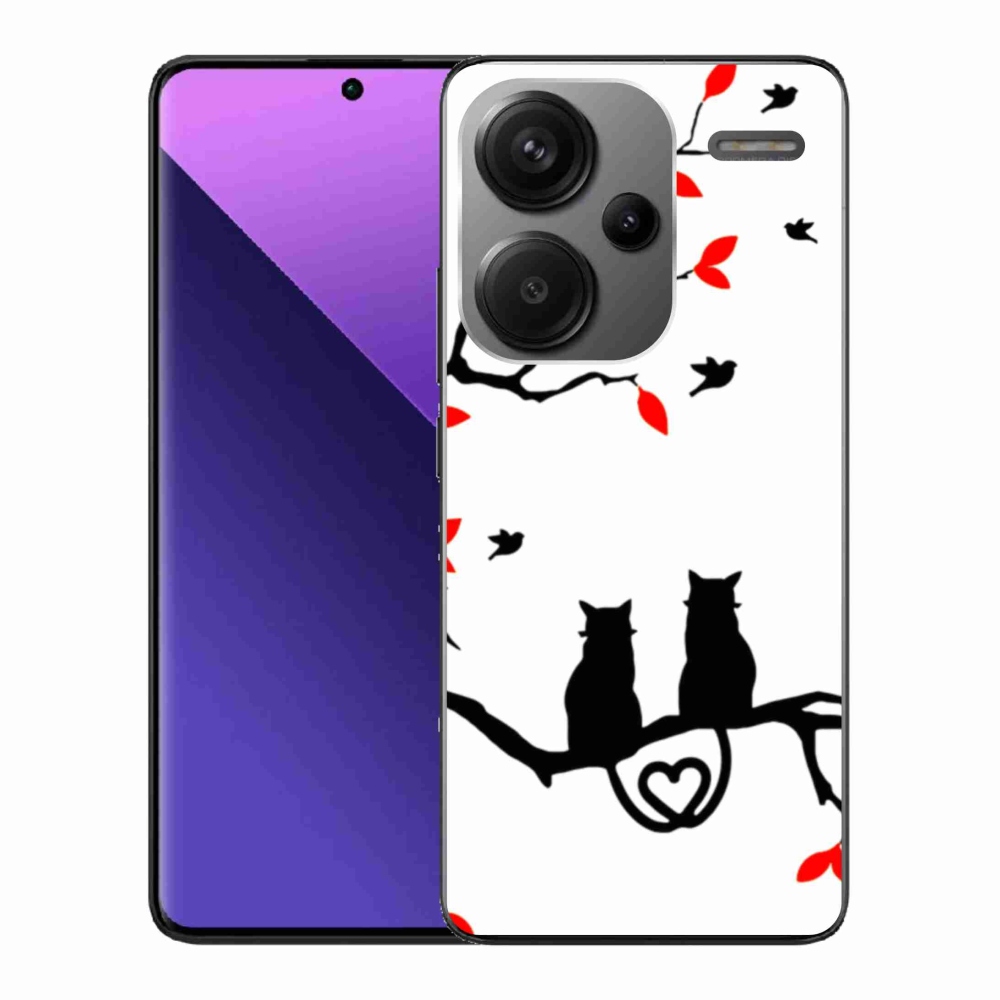 Gél borítás mmCase a Xiaomi Redmi Note 13 Pro+ 5G számára - macskaszeretet