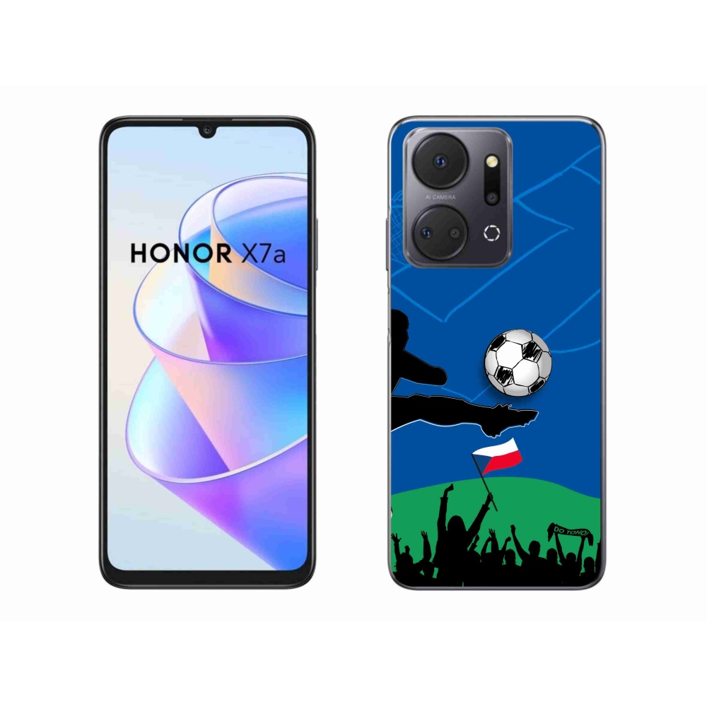 Gél borítás mmCase a Honor X7a számára - futballszurkolóknak