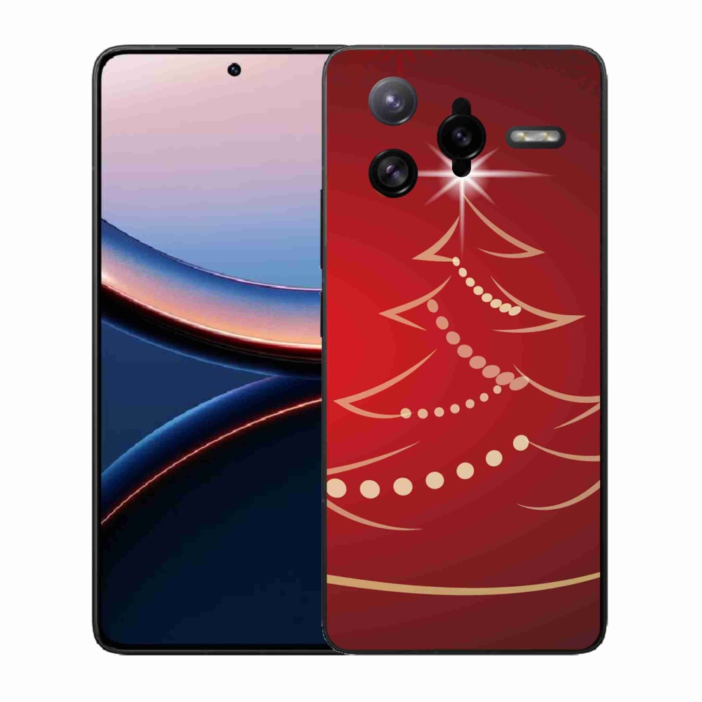 Gél borítás mmCase a Xiaomi Poco F7 Ultra számára - karácsonyfa karikatúra