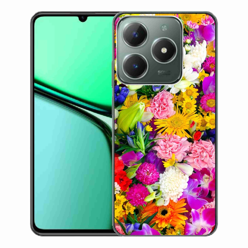 Zselés borítás mmCase a Realme C61 készülékhez - virág 12