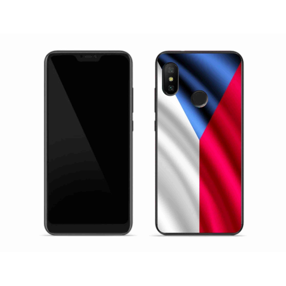 Gél borítás mmCase a Xiaomi Mi A2 Lite számára - cseh zászló