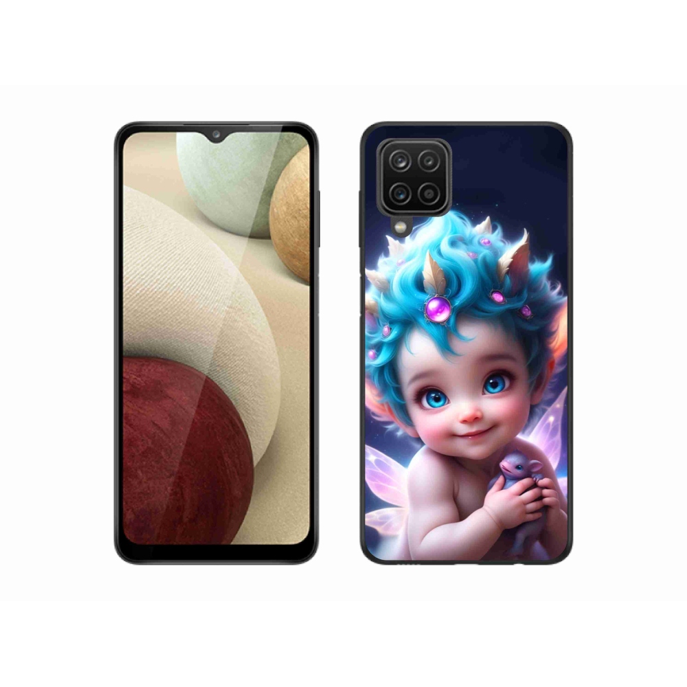 Gél borítás mmCase Samsung Galaxy M12 készülékhez - baba pillangószárnyakkal