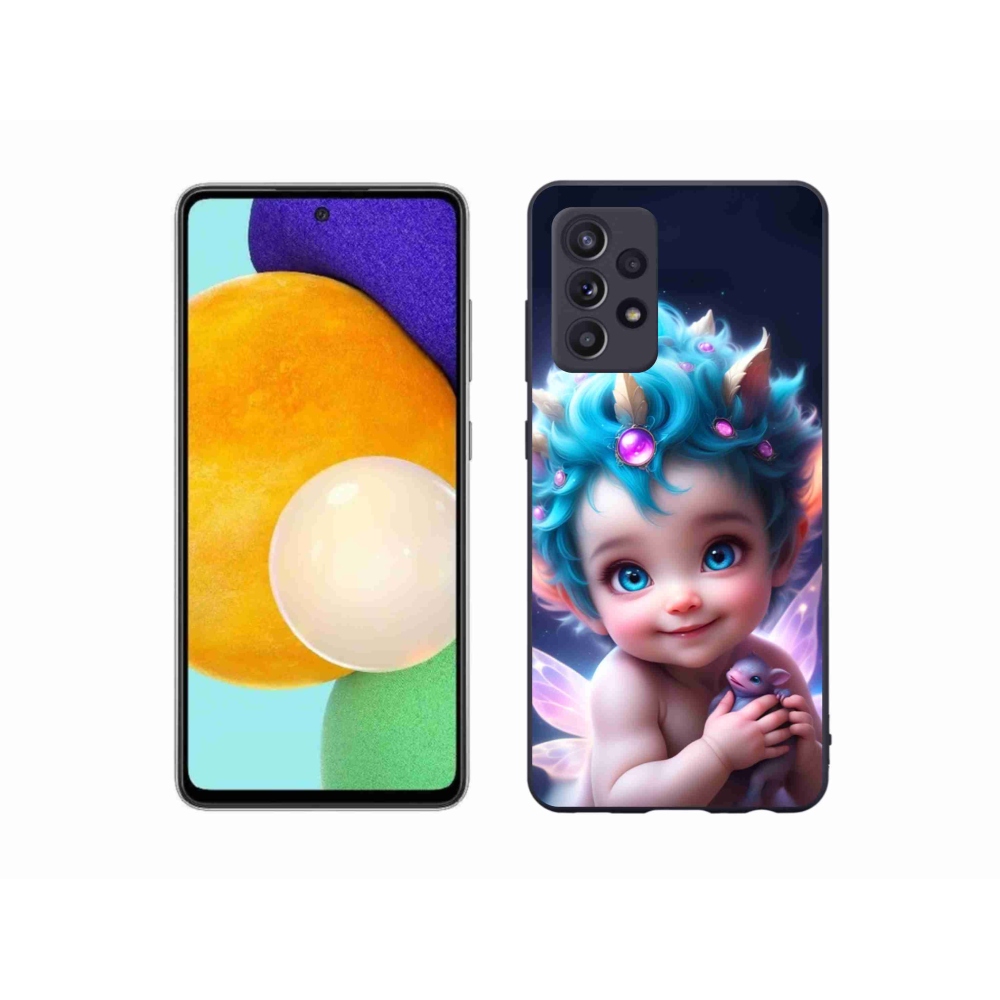 Zselés borítás mmCase Samsung Galaxy A52s 5G - baba pillangószárnyakkal