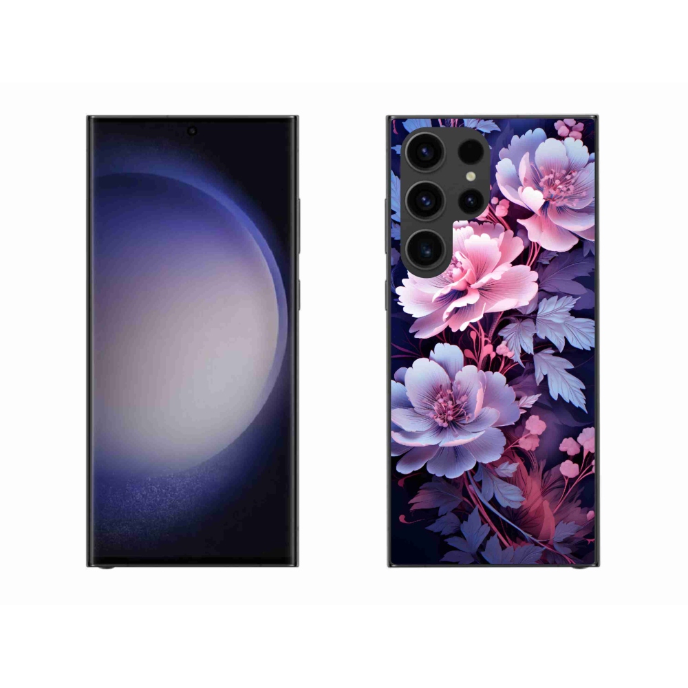 Gél borítás mmCase Samsung Galaxy S23 Ultra 5G - virágok 11