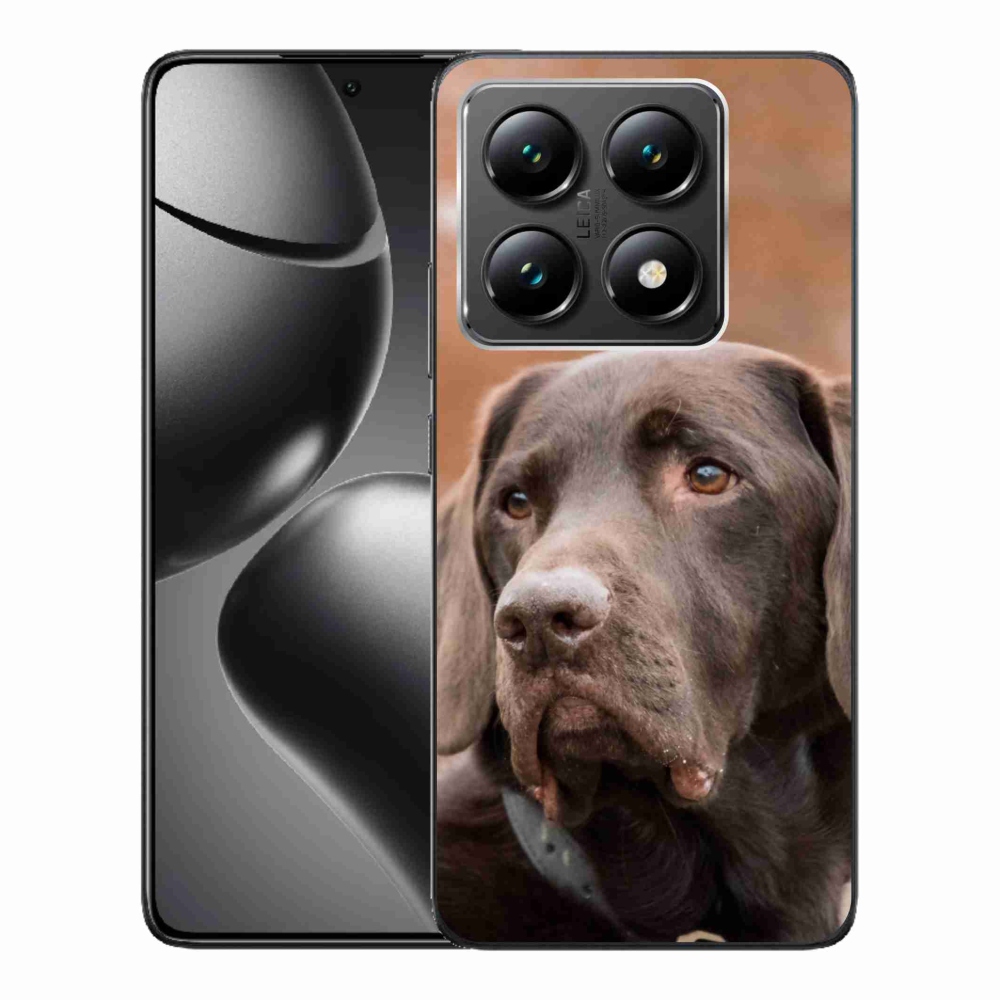 Gél tok mmCase a Xiaomi 14T-hez - barna labrador