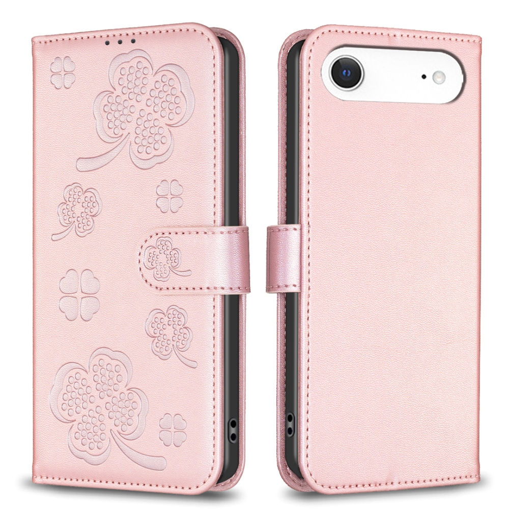 Clover könyvtáska iPhone 17 Air készülékhez - rózsaarany